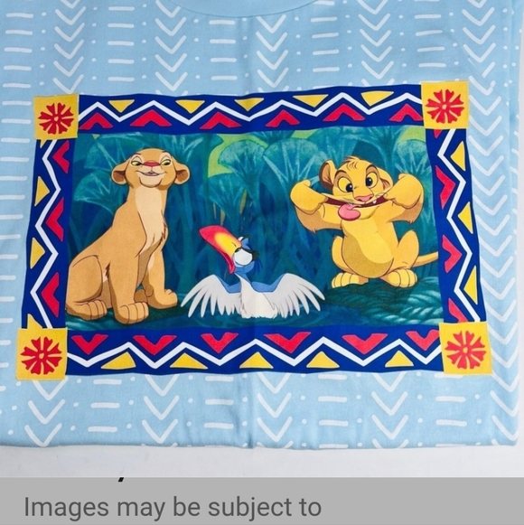 Disney Blue and Green Graphic T-Shirt - Picture 4 of 4